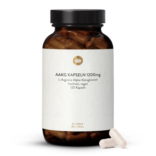 Sunday Natural Products  AAKG Kapseln 1200 mg