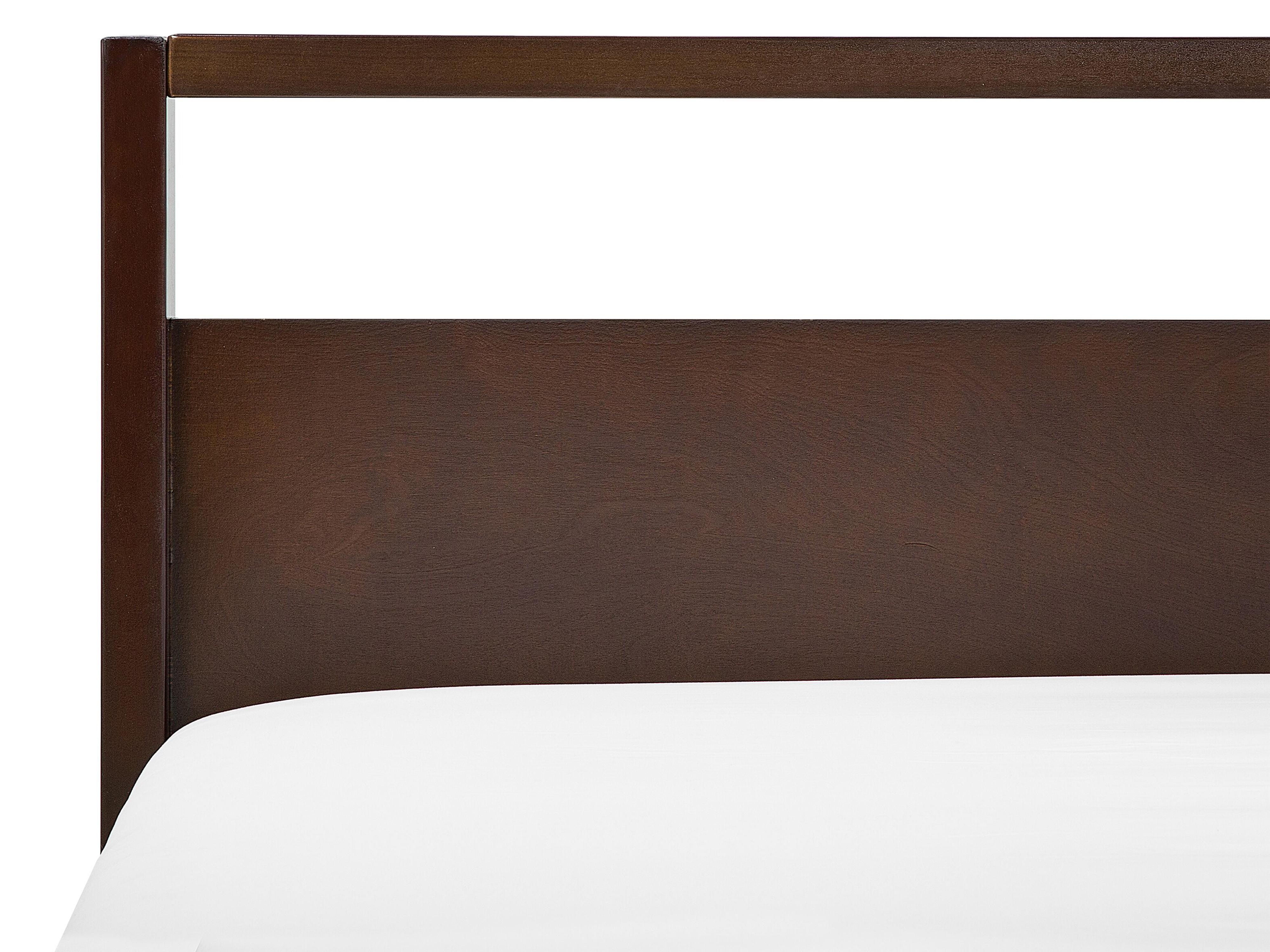 Bed Dennenhout GIULIA 160 x 200 cm Donkerbruin