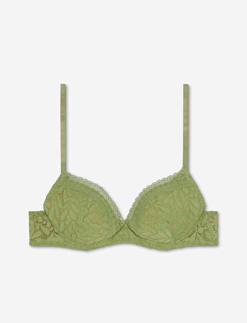 Soutien-gorge push-up avec armatures - vert mousse