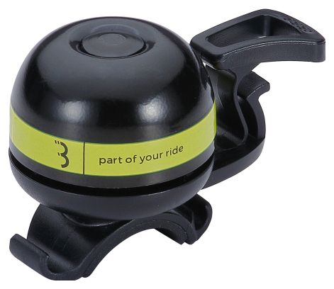 Sonnette BBB EasyFit Deluxe Noir/Jaune