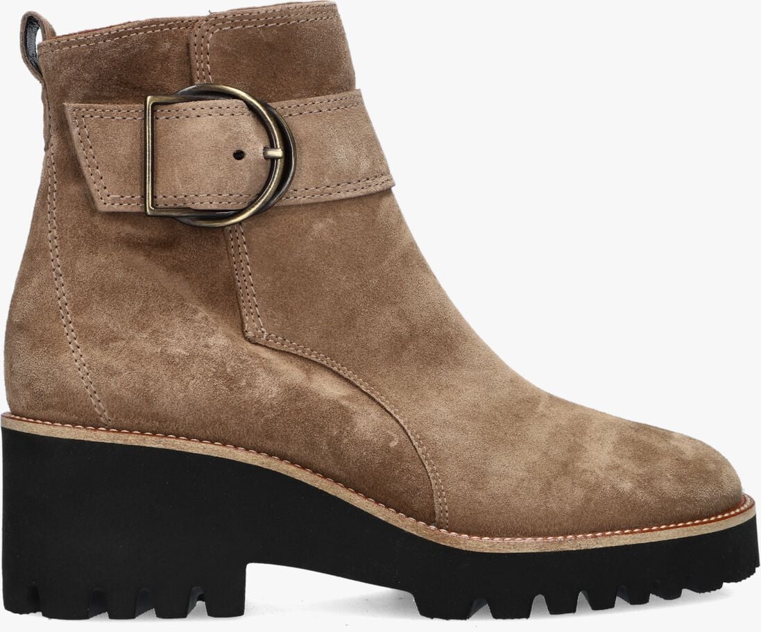 PAUL GREEN taupe paul green enkellaarsjes 9763