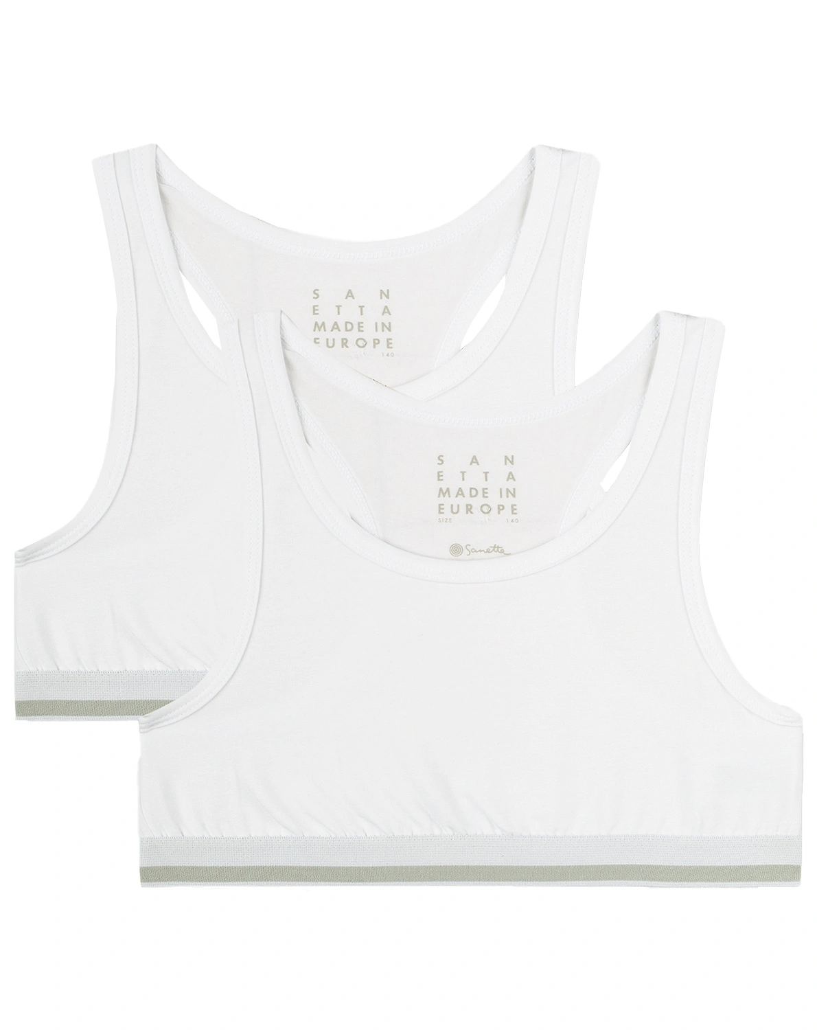 Bustier BASIC TEENS 2er-Pack in white