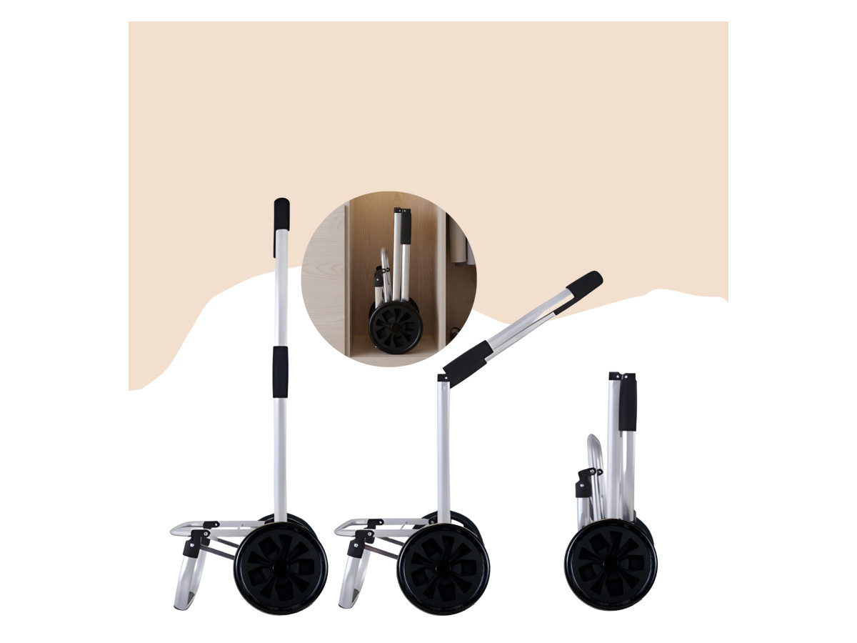 Brixy opvouwbare boodschappentrolley - 48 liter