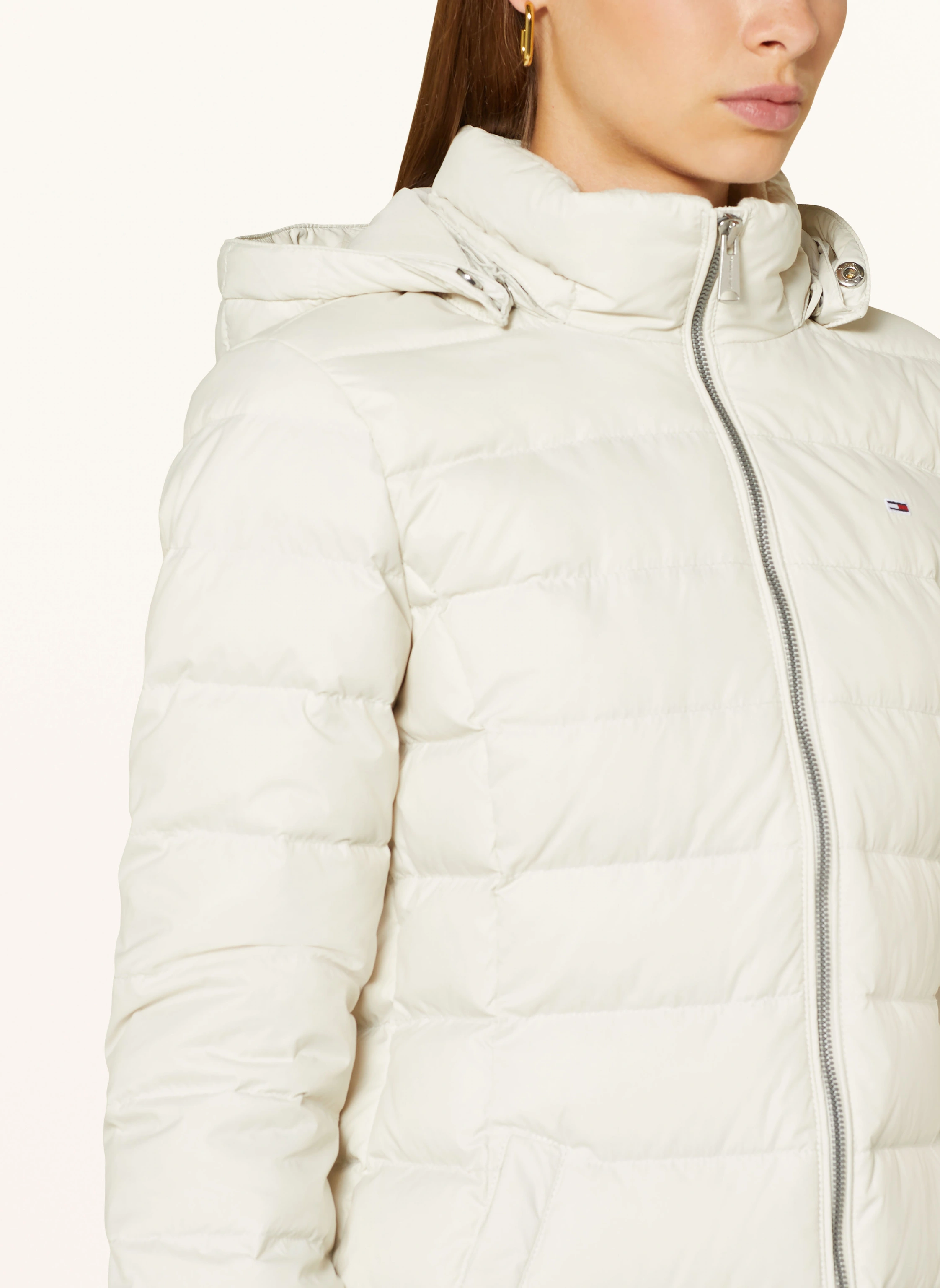TOMMY JEANS Daunenmantel mit abnehmbarem Kunstfell