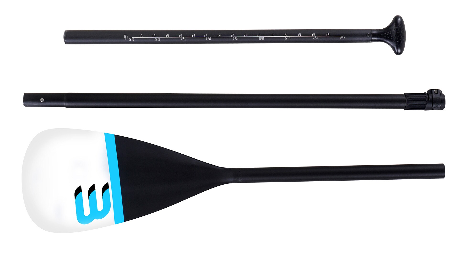 Bluemarina SUP Board Moana, aufblasbar mit Double Layer, Paddel, Pumpe, Rucksack, 5J Garantie (305x76x15cm / 10')