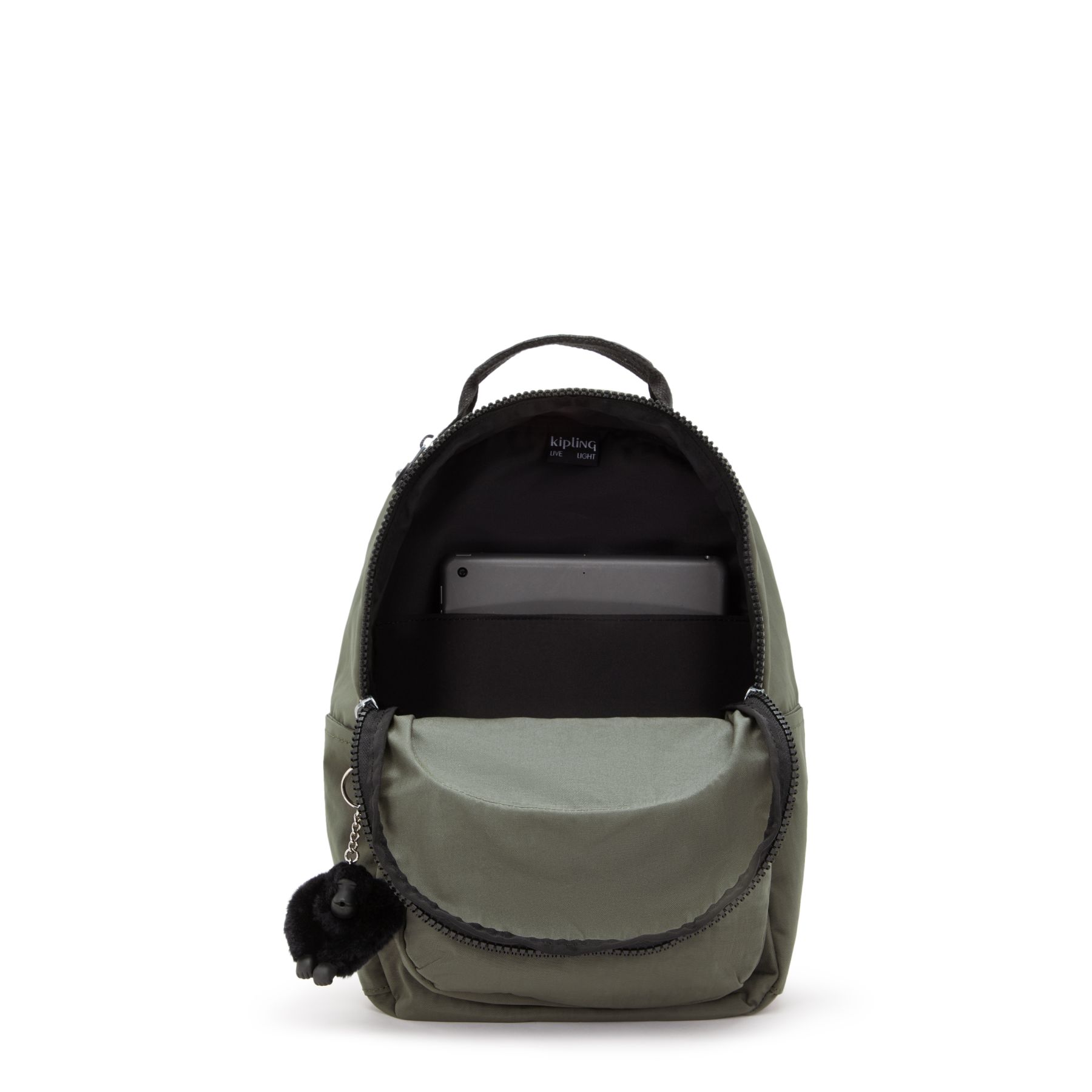 SEOUL S Petit Sac à Dos avec Compartiment pour Tablette - Green Moss