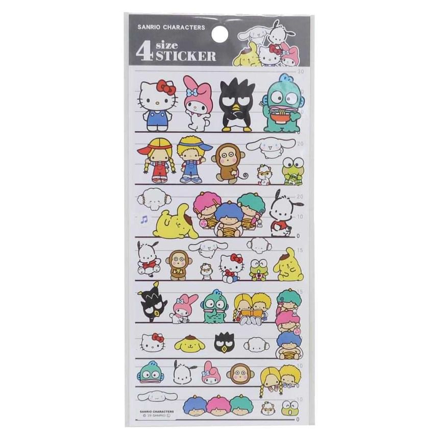 Kamio Japan - Sanrio Characters 4-formaat sticker