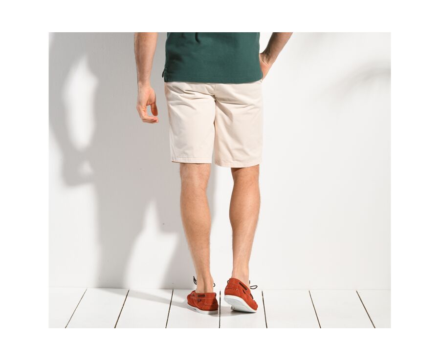 Bermuda chino homme Écru - BARLOW