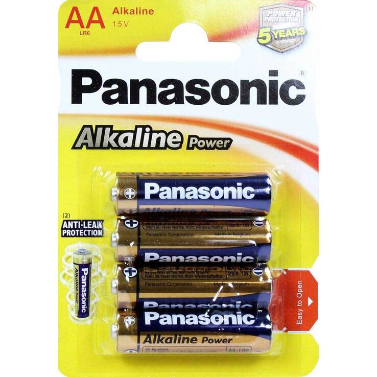 Batterien Mignon LR6AP Alkali, 4 St