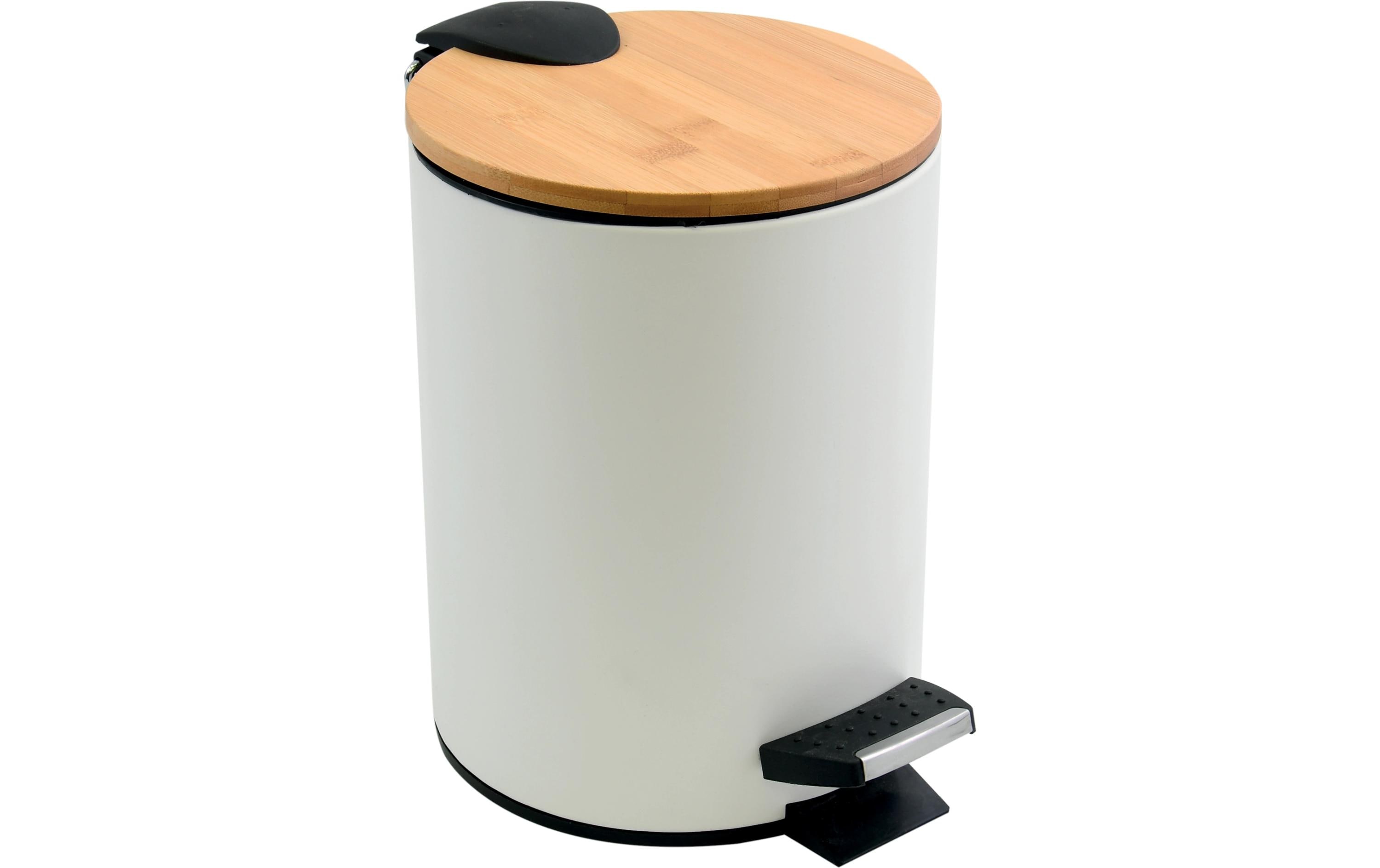 Treteimer Adonis 3 l, WeissTreteimer mit Pedal