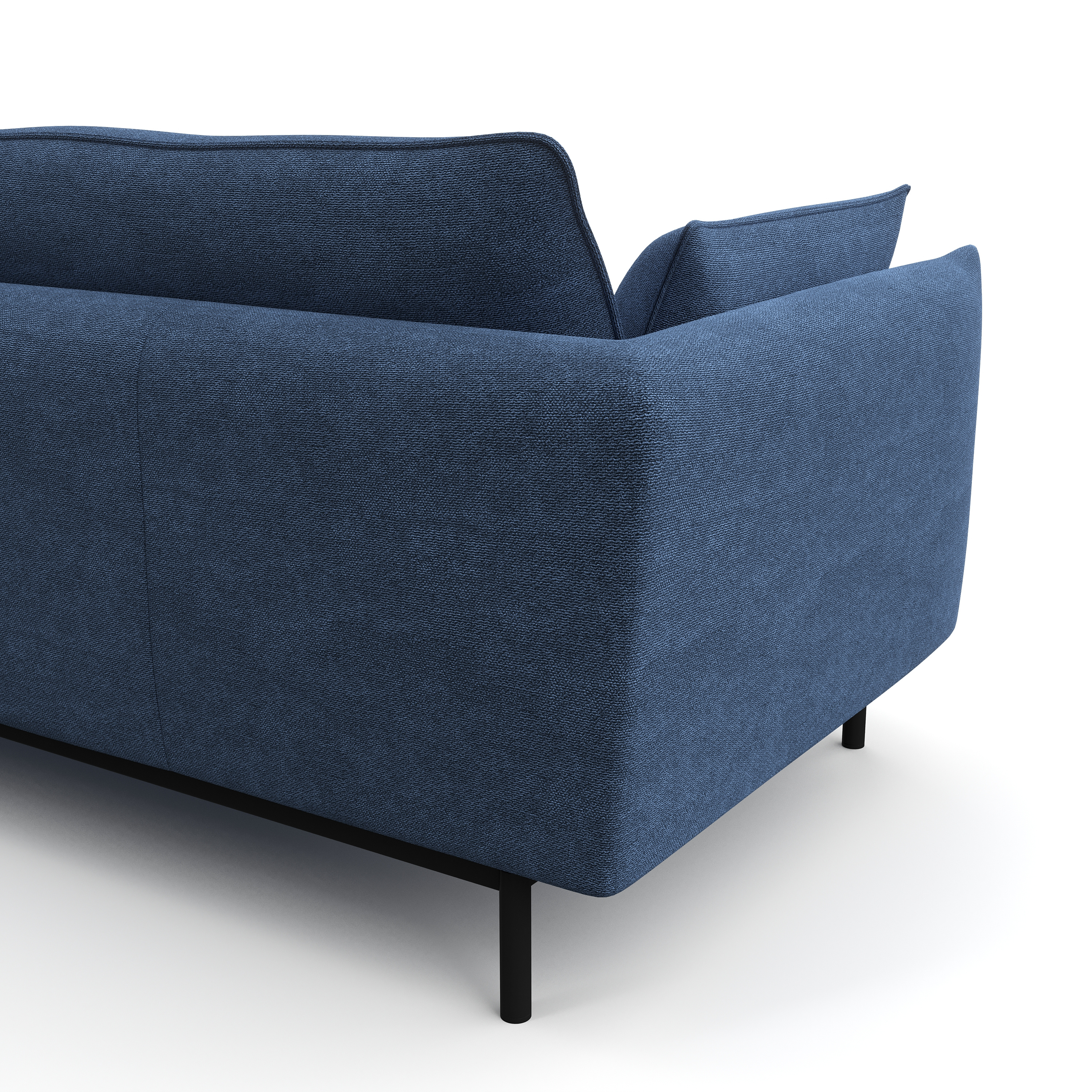 Ecksofa ELVIS rechts blau
