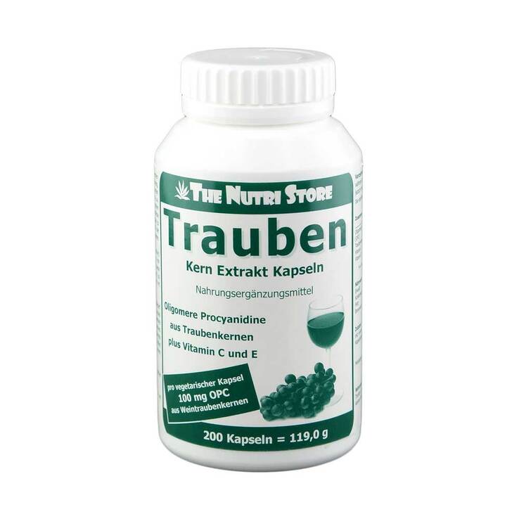 Trauben Extrakt OPC nativ Kapseln, 200 St