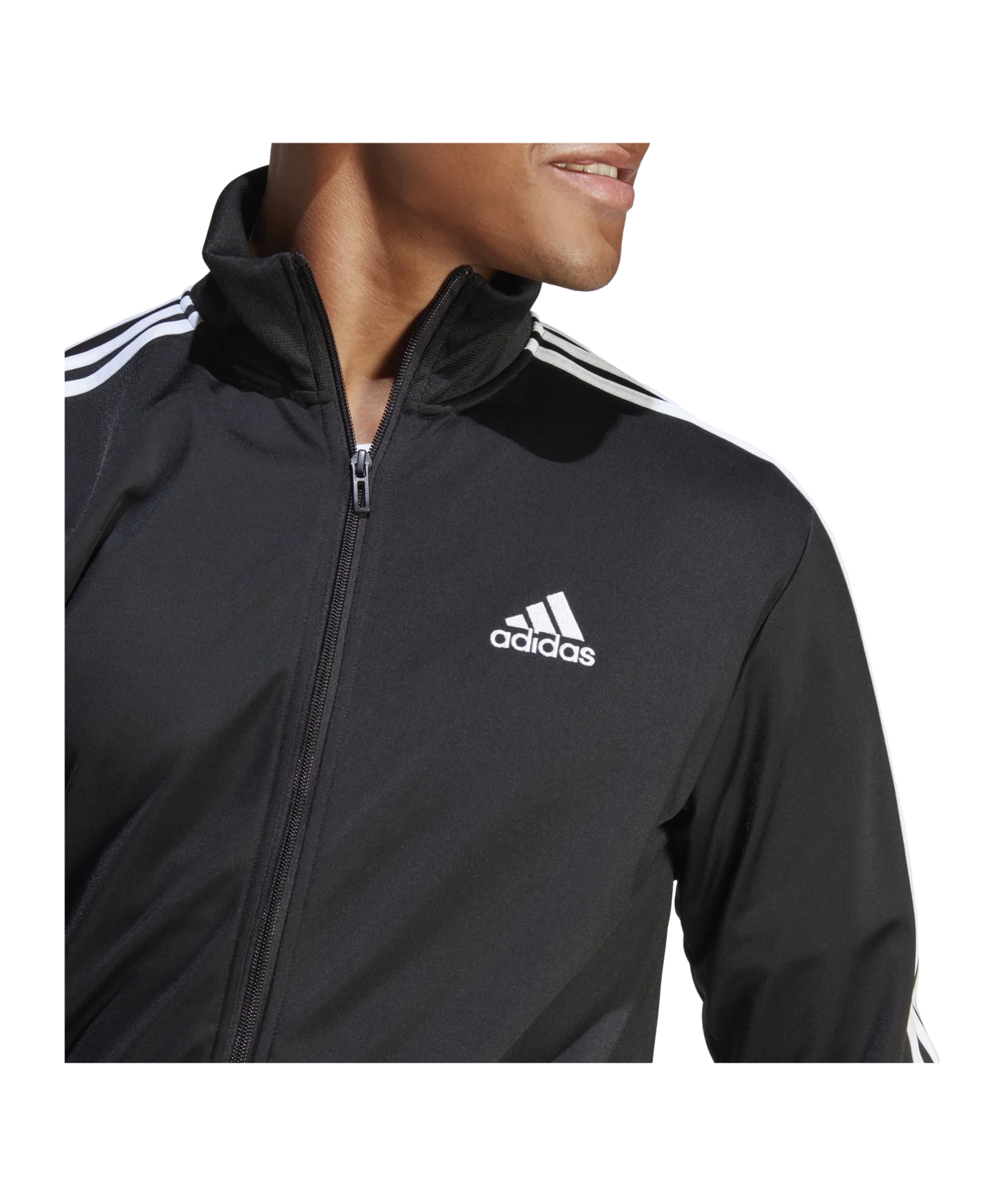 adidas 3S Trainingsanzug Schwarz