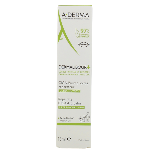 Baume à Lèvres Réparateur Dermalibour+ Cica A-Derma