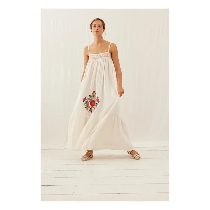 Louise Misha Robe Marcelina Coton Bio - Collection Femme | Ecru