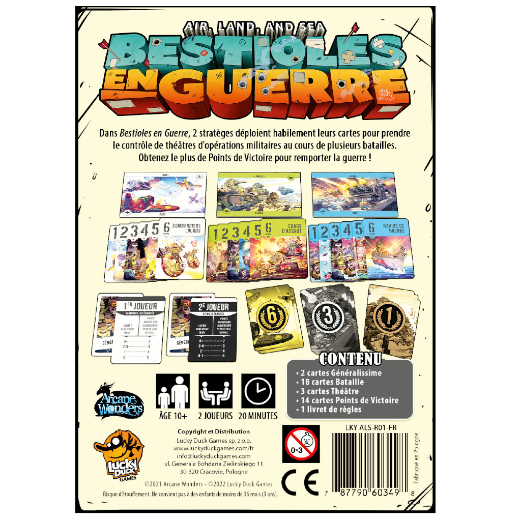 Air, Land & Sea: Bestioles en Guerre