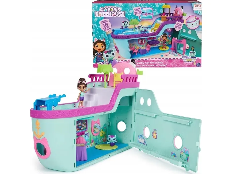 Gabby's Dollhouse Cat-Tastic Cruise Ship