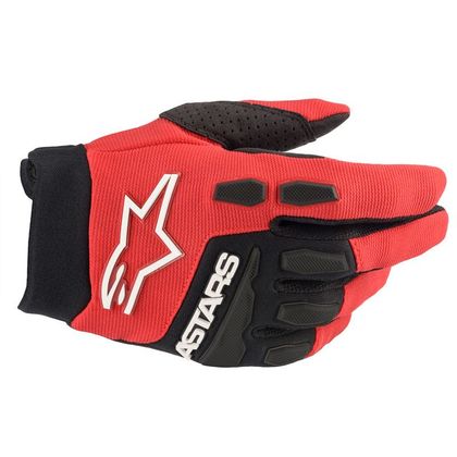 Gants cross Alpinestars YOUTH FULL BORE - Rouge / Noir