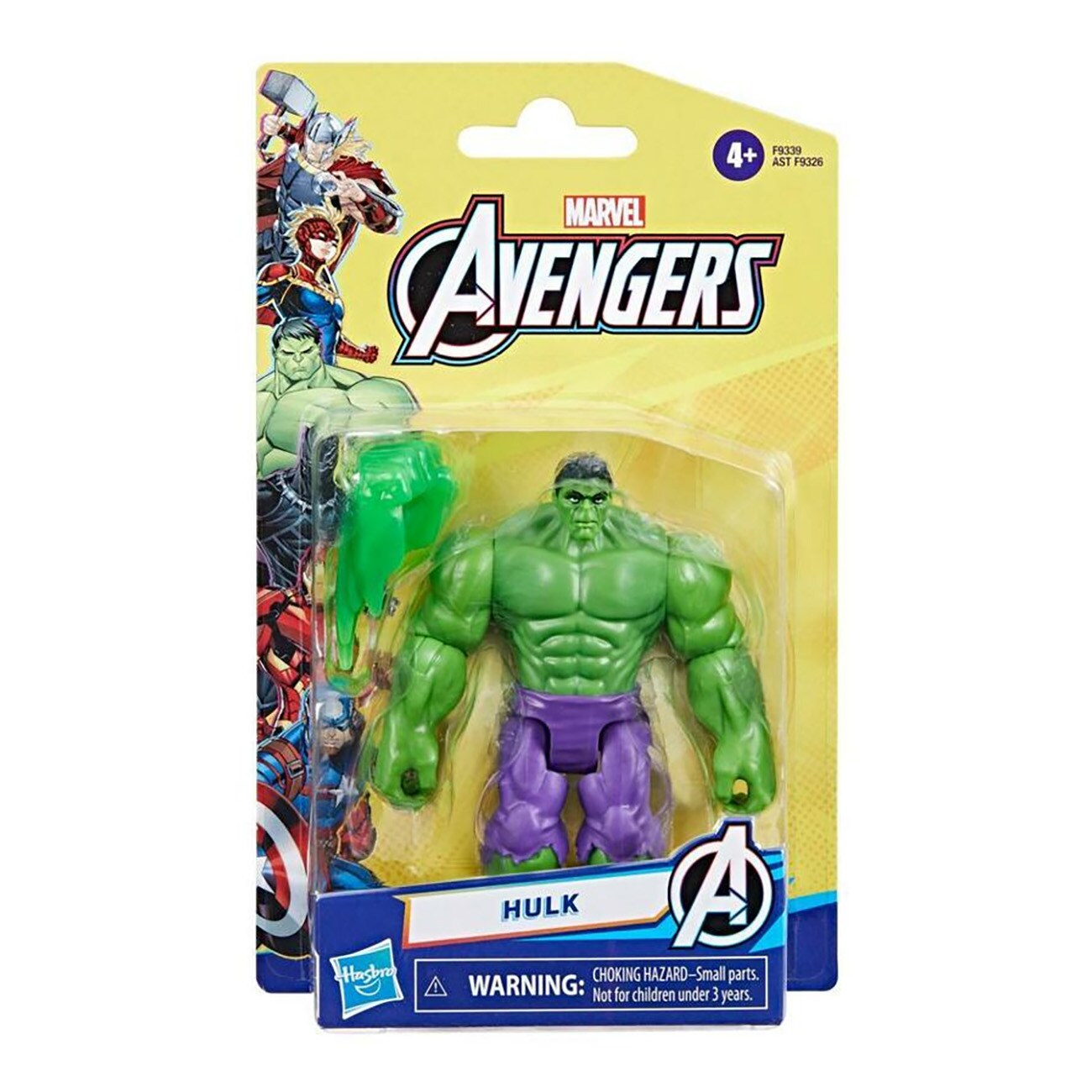 Hasbro Marvel Avengers Epic Hero Series Hulk Deluxe Action-Figur grün Spielfigur