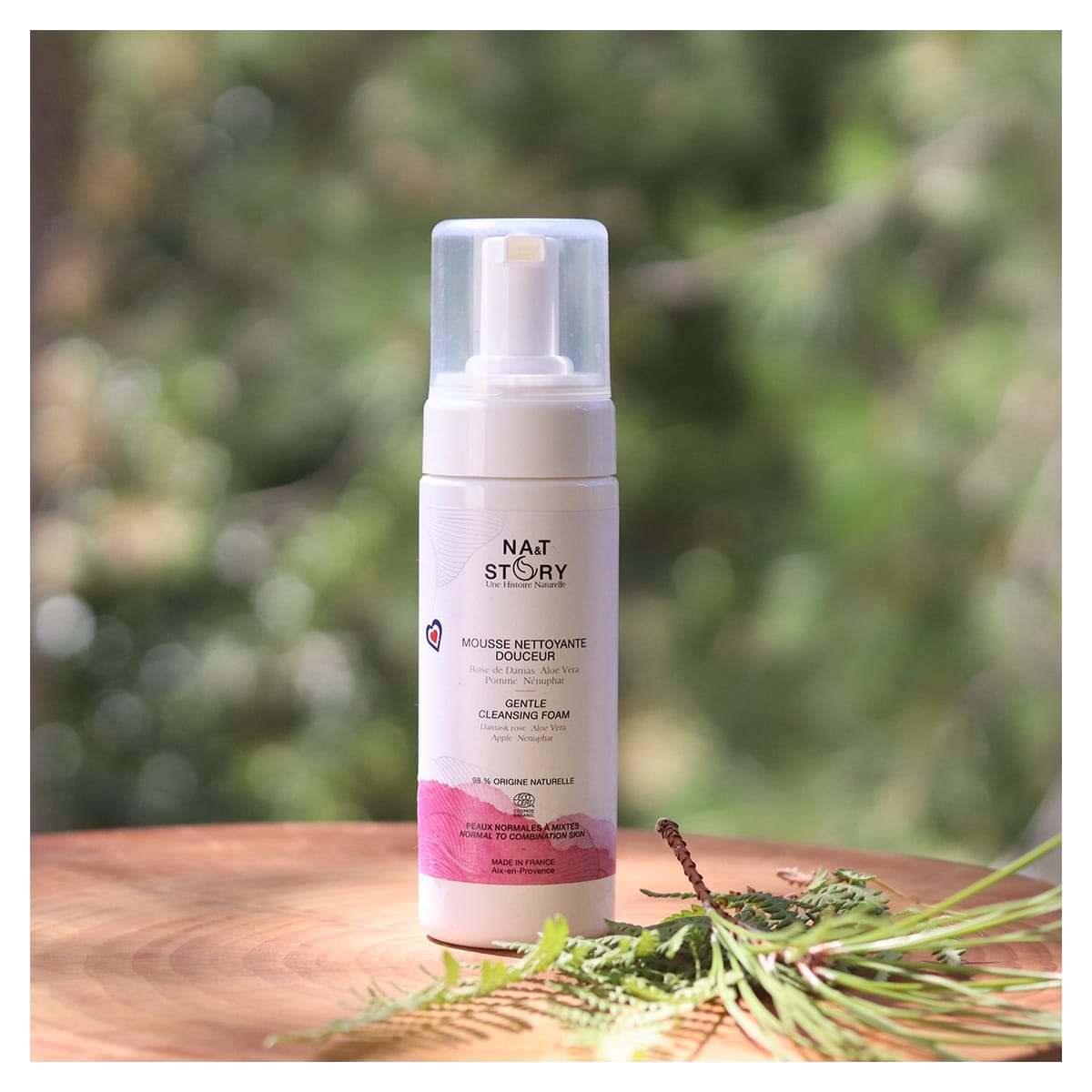 NA & T STORY Mousse Nettoyante Douceur A L'Eau de Rose de Damas