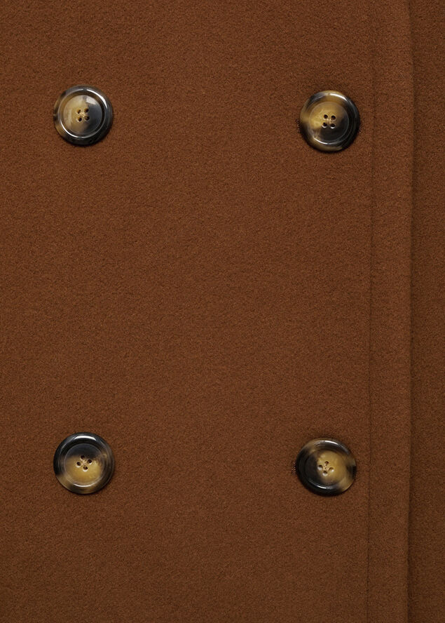 MANGO COAT. -- GONNA Brown