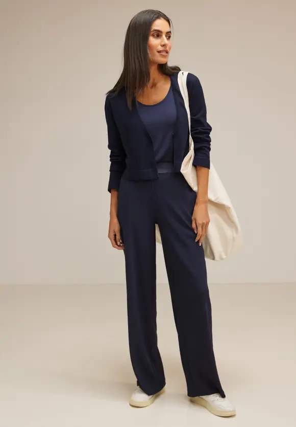 Kurzer Cardigan - deep blue