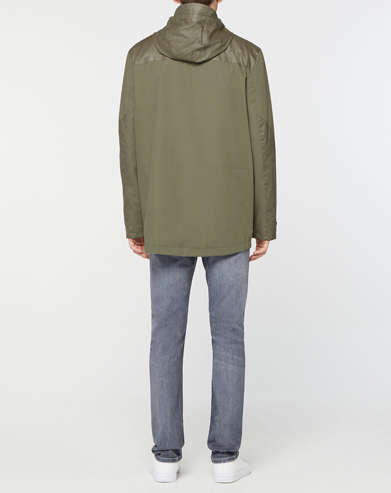 Tommy Hilfiger Parka Mixed Media kaki