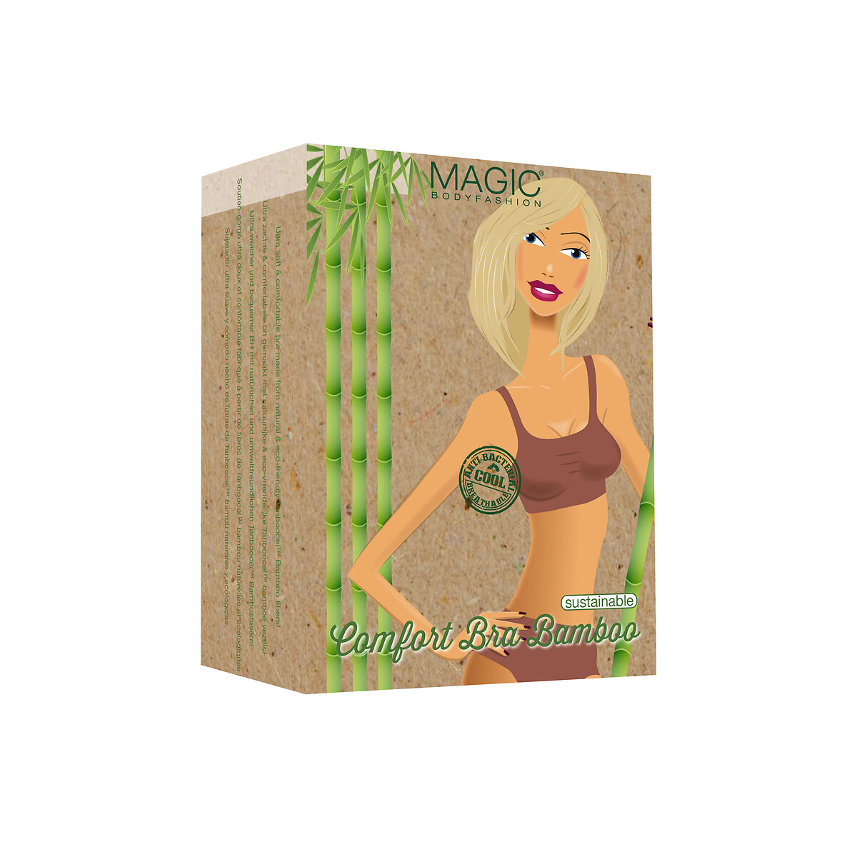 MAGIC BODYFASHION<br>Bustier de bambu confortável