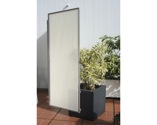 3-delig vouwscherm, ivoor, 170x210cm