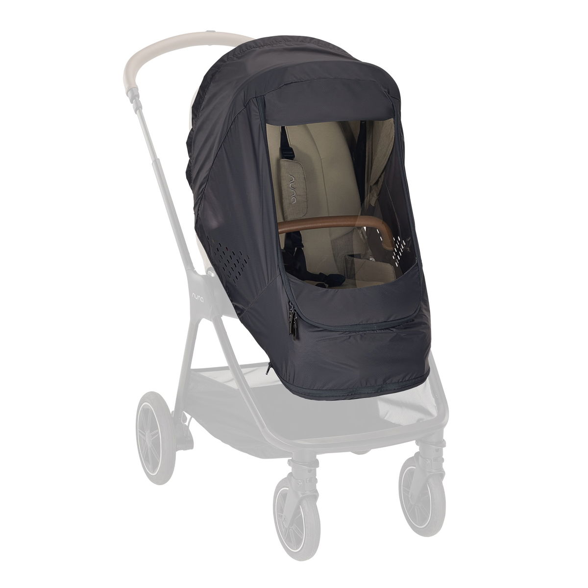 nunanuna   Kinderwagen Windschutz indigo