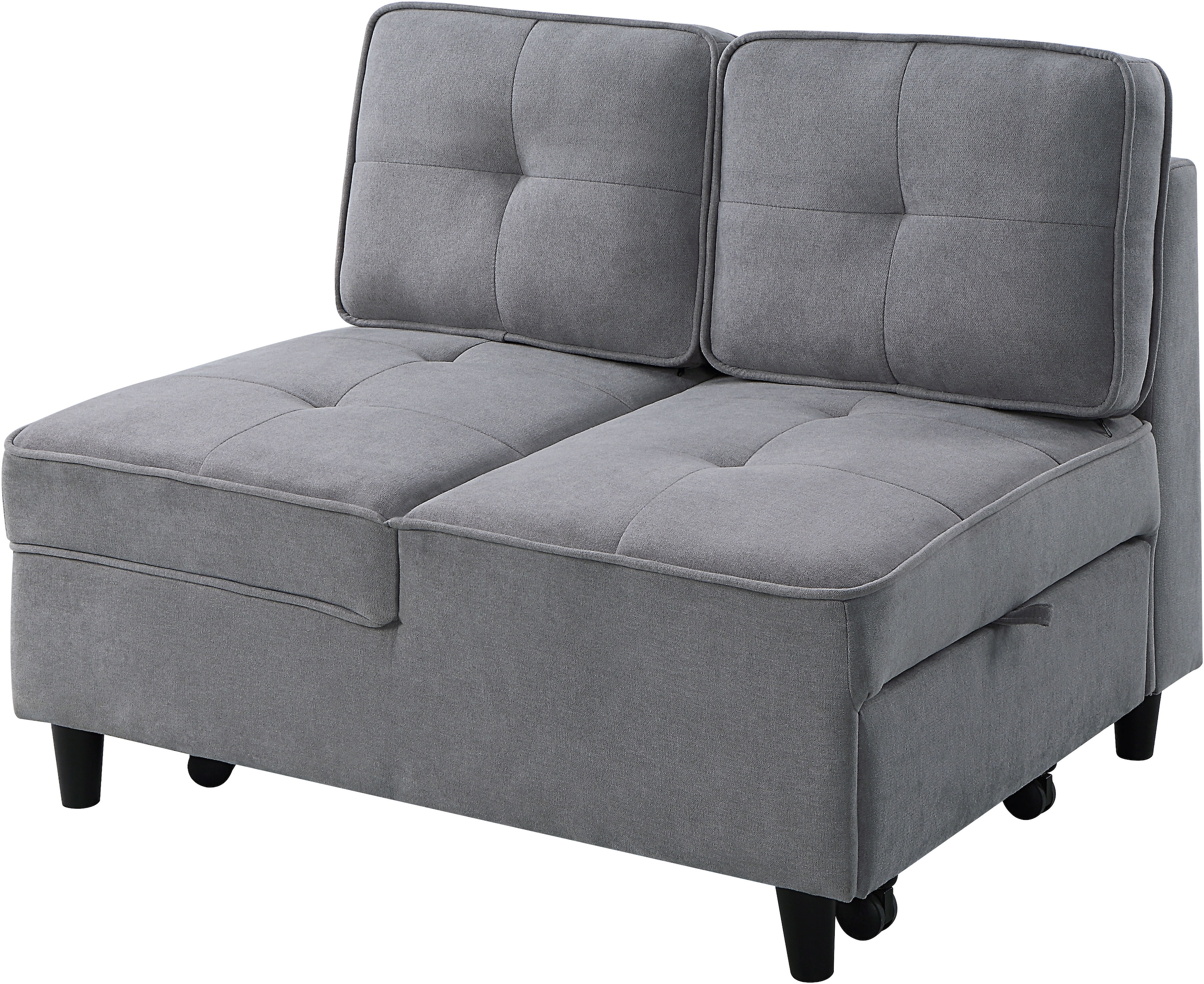 ATLANTIC home collection Schlafsofa »Freddy« wandelbar zum Loungesessel, Relaxliege und Gästebett, inkl. Kissen