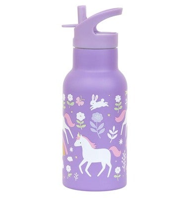 A Little Lovely Company Stainless steel Vannflaske, Unicorn dreams