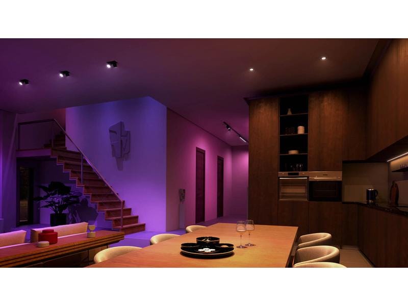 Philips Hue Leuchtmittel White & Color Amb. MR16 Doppelpack Smartes Spot-Leuchtmittel für Leuchten mit GU5.3 Sockel