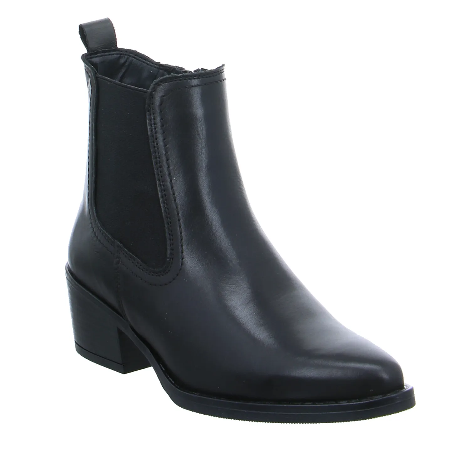 TAMARIS Stiefelette Schwarz Leder