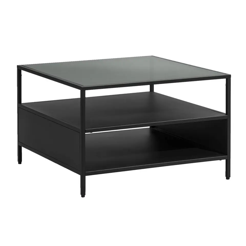 Salontafel Enrique - zwart - 45x70x70 cm