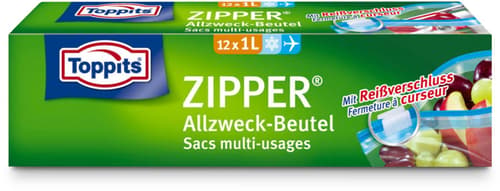 Toppits Zipper Allzweck Beutel 1 L