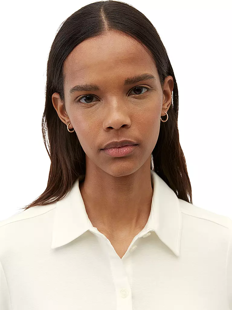 MARC O'POLO Jerseybluse weiss