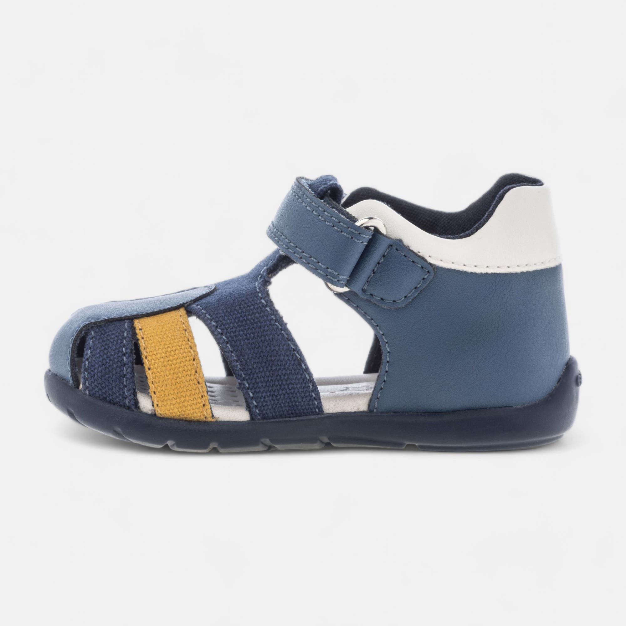 Nu-pieds Bébé garçon bleu