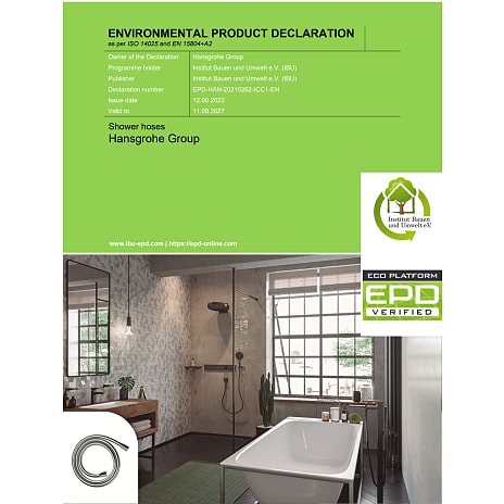 hansgrohe metaflex bruseslange 1600 mm. Krom