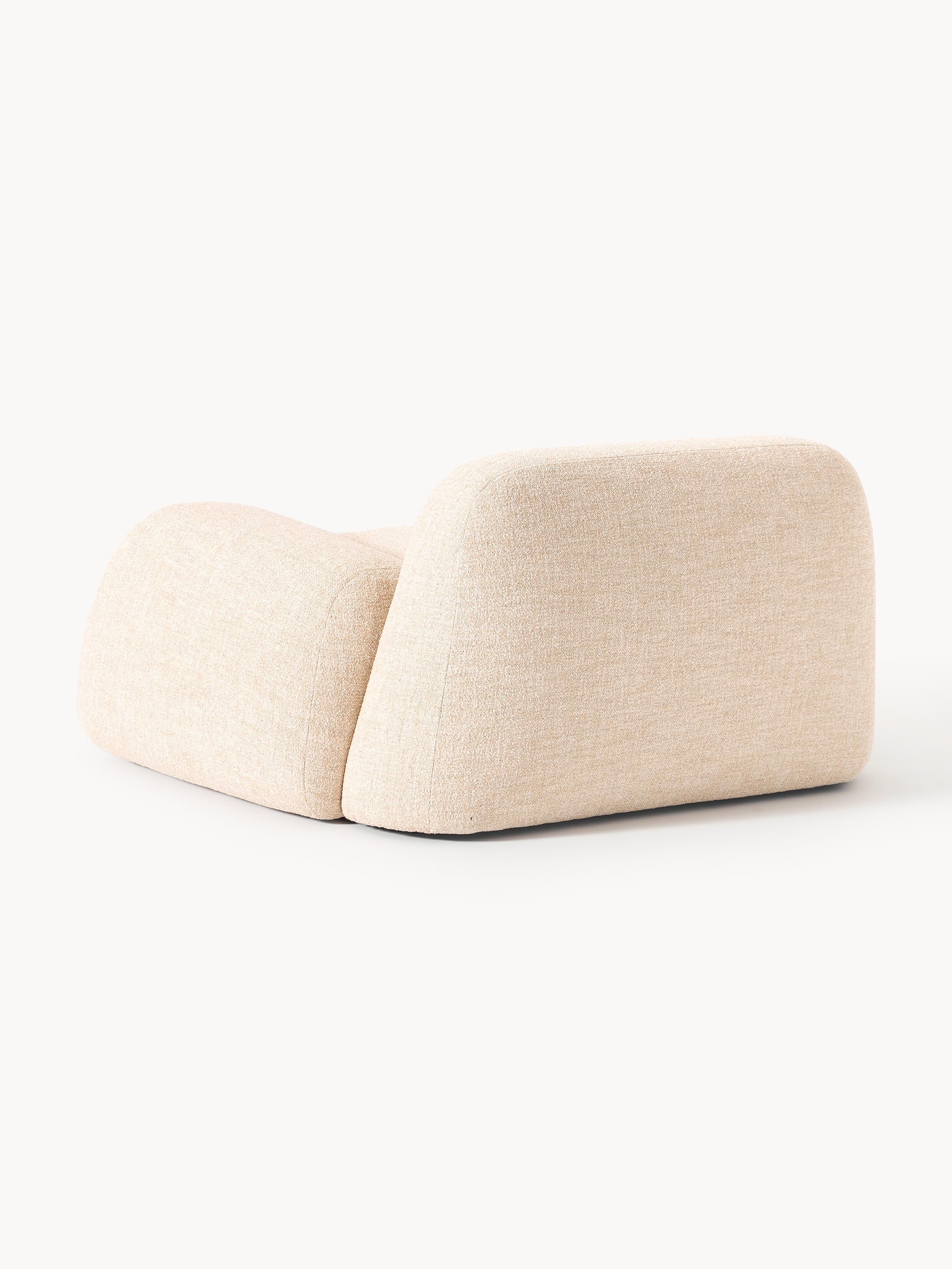 Loungefauteuil Wolke van bouclé