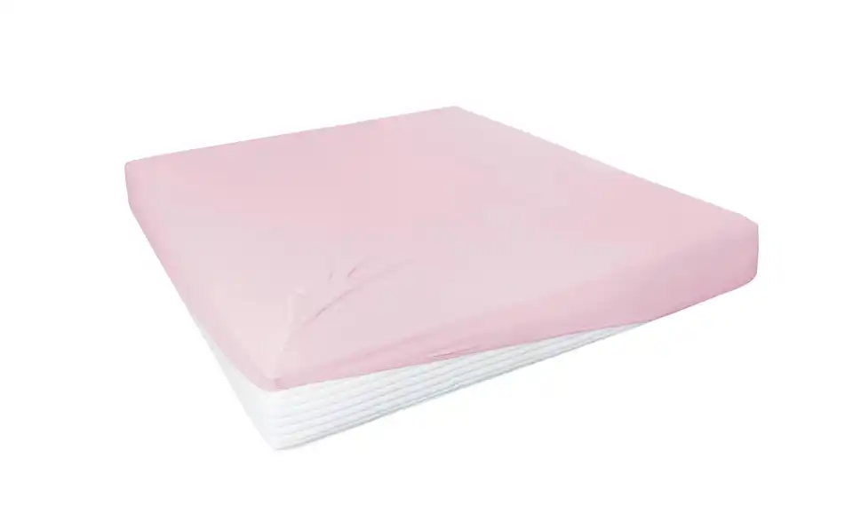 Jersey-Elastan Boxspringlaken Rosé 100 cm