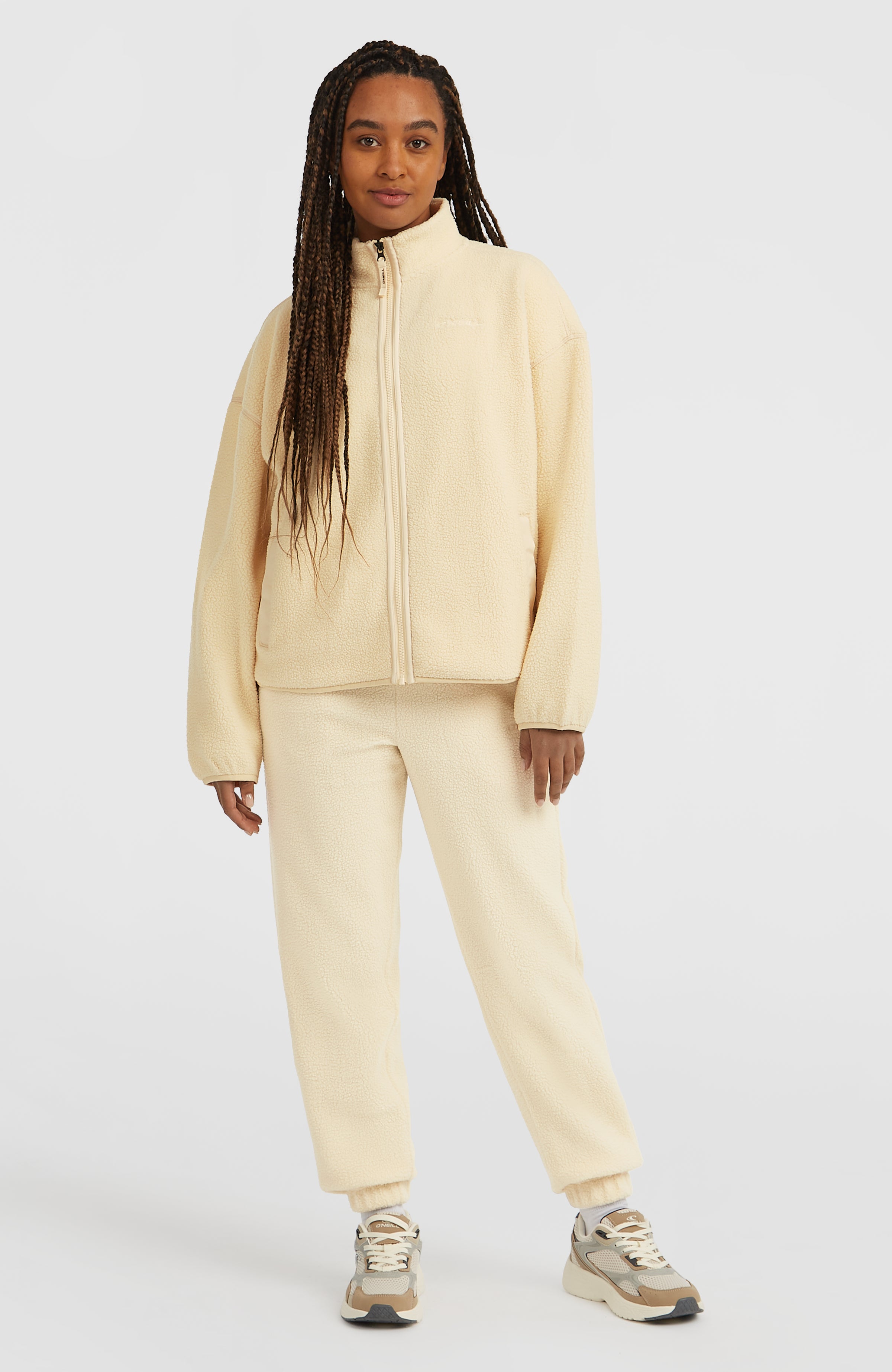 Must-Have High-Pile fleecevest met volledige rits