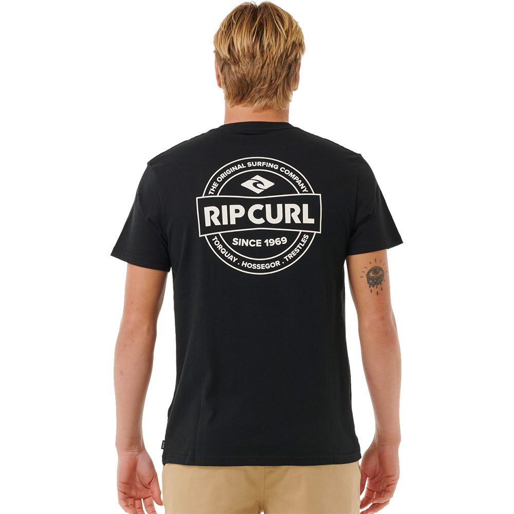 Rip Curl Staple T-Shirt Herren schwarz