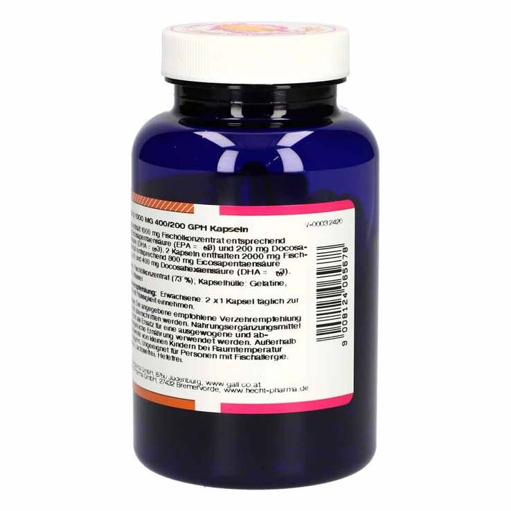 Omega 3 1000 mg 400 / 200 GPH Kapseln, 90 St