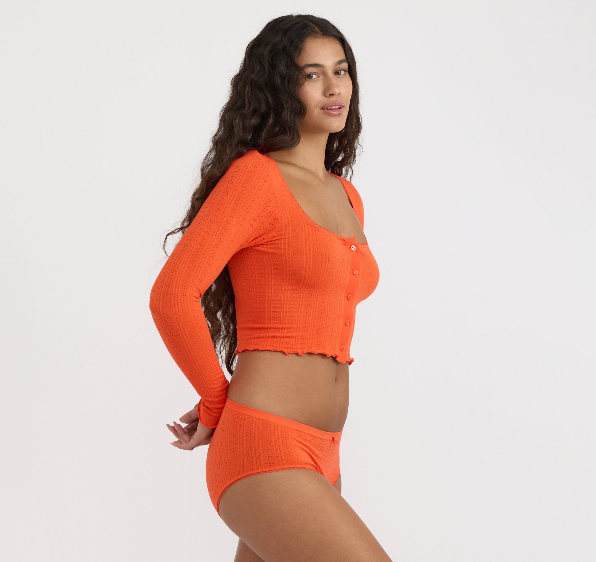 LENZING™ ECOVERO™ VISCOSE<br>Pointelle Hipster