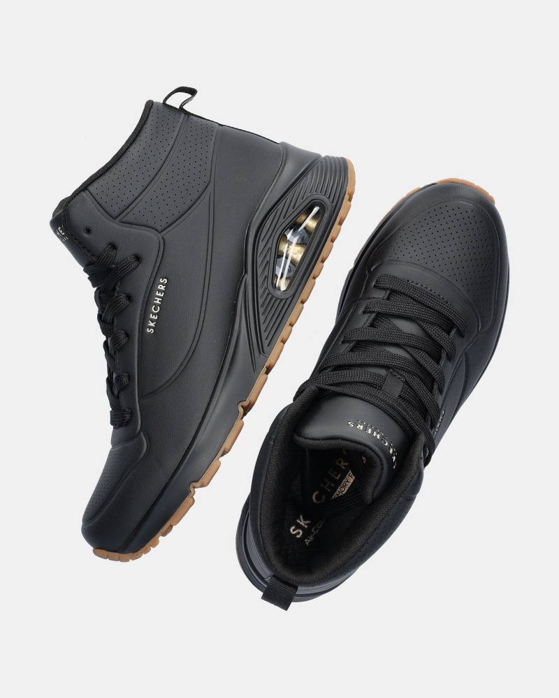 Skechers Uno Stand High Hoge sneakers  - zwart