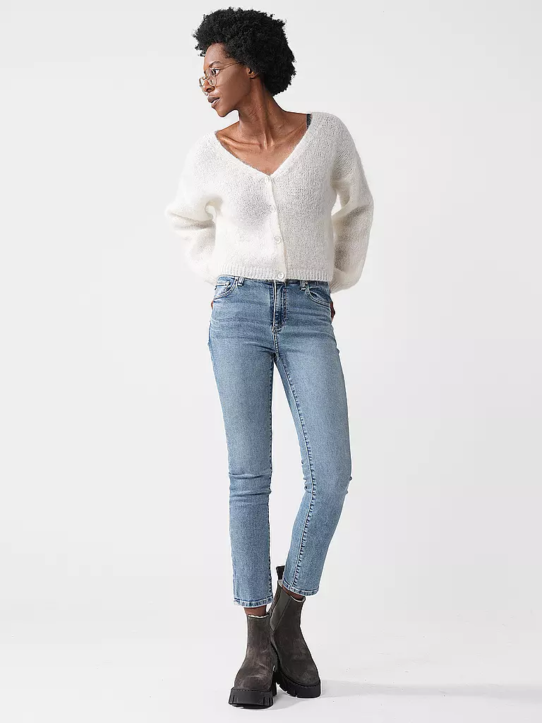 AMERICAN DREAMS Cardigan Cropped Fit CORNELIA creme