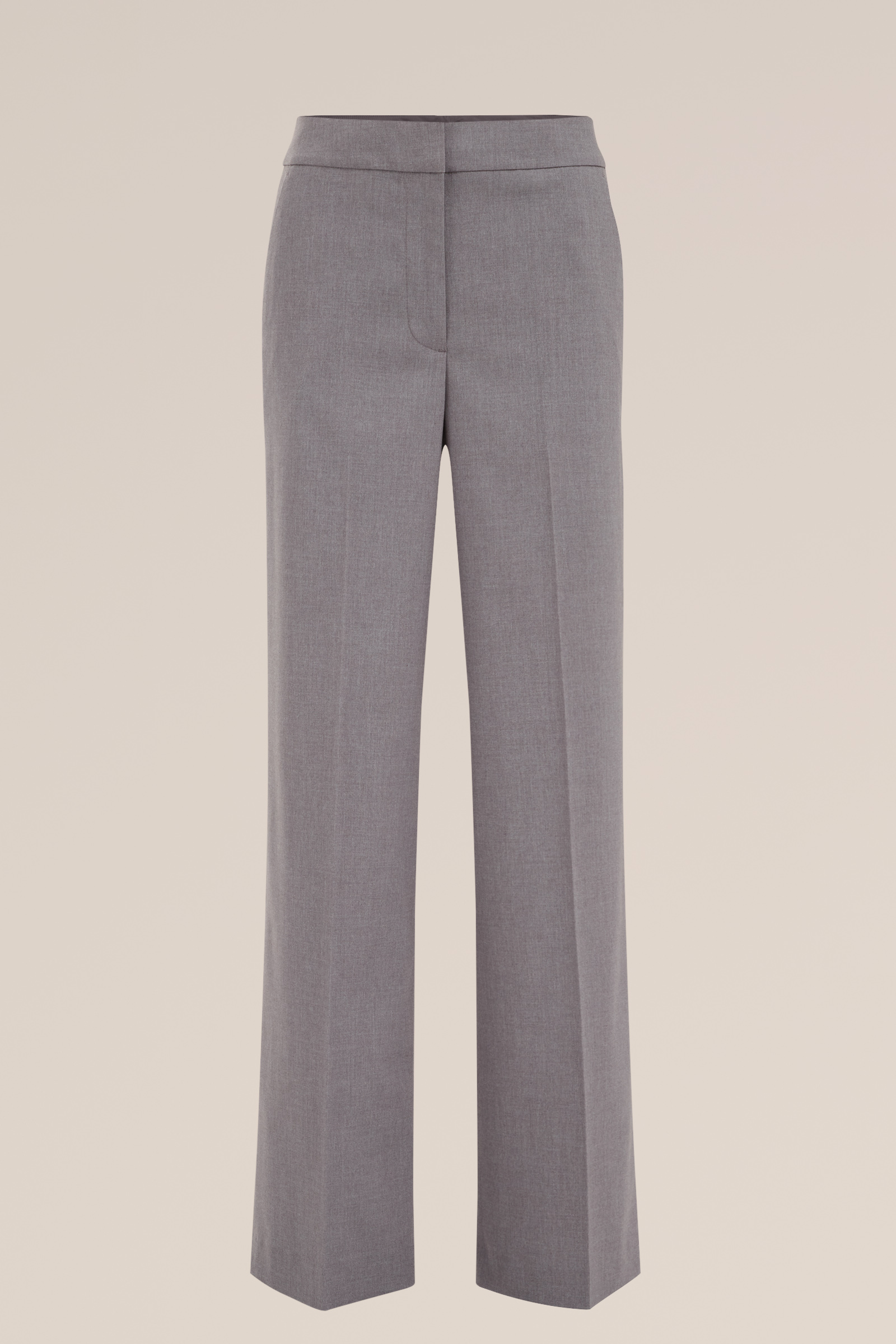 wide leg pantalon WE Fashion Grijs