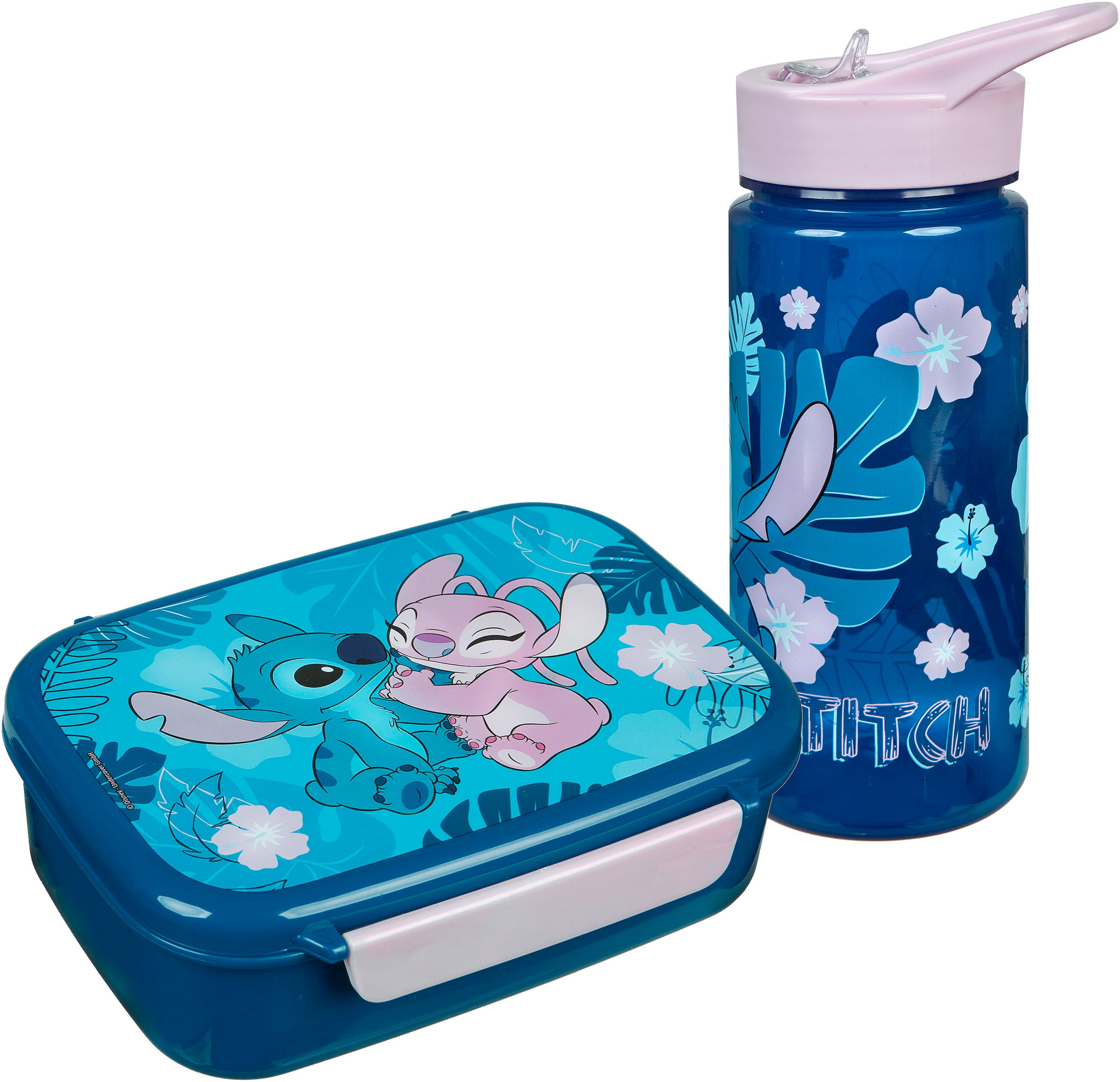 Scooli Lunchbox »Lilo & Stich« Set, 2 Stk. tlg. mit Trinkflasche