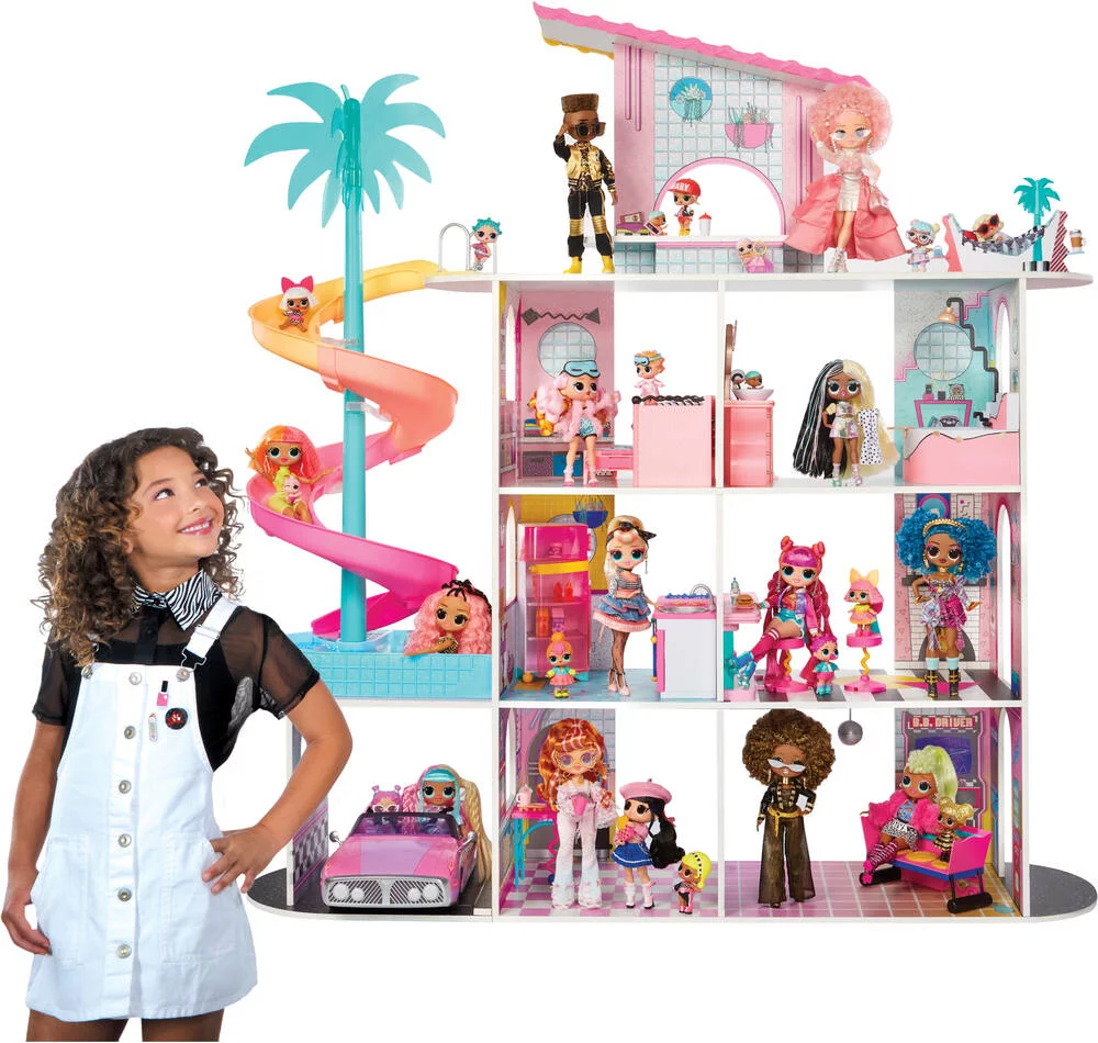 LOL SURPRISE - FASHION HOUSE GRANDE MAISON AVEC NOMBREUSES PIECES DE JEU ET ACCESSOIRES